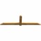 Ekena Millwork Eugene Rough Sawn Timber Gable Bracket, Western Red Cedar, 72"W x 21"H x 2"D x 4"F, 7/12 Pitch GBW072X21X0204EUG00RWR - alternate 2
